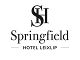 Elegant Springfield Hotel logo with initials SH, set in Leixlip.